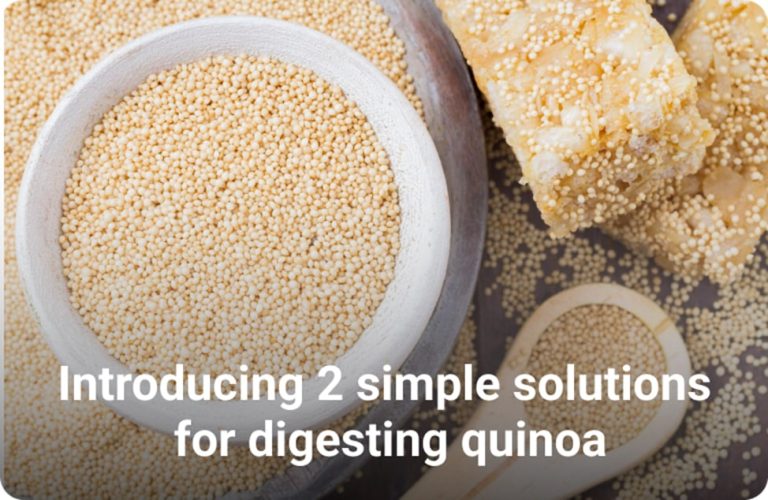 Introducing 2 simple solutions for digesting quinoa